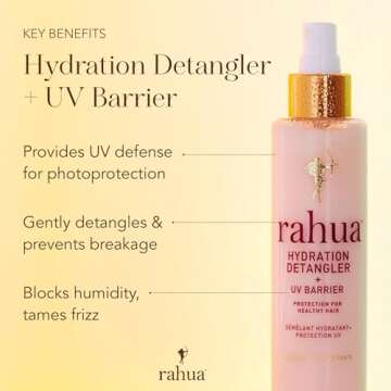 Rahua Hydration Detangler Spray + UV Barrier, 6.5 Fl Oz, Detangling Leave in Hair Care Softens Hair,...