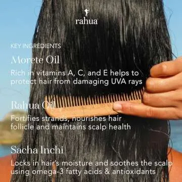 Rahua Hydration Detangler Spray + UV Barrier, 6.5 Fl Oz, Detangling Leave in Hair Care Softens Hair, Smooths Frizz, Supports Breakage & Damage, Conditioning for Brushable Shiny Hair, All Hair Types