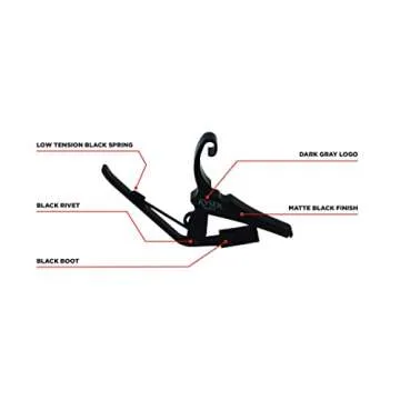 Kyser Low-Tension Quick-Change Capo for 6-string guitars