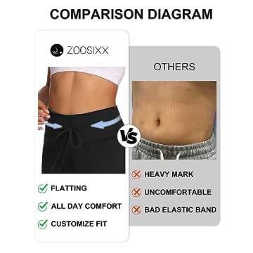 Comfortable Soft Black Pajama Pants for Women