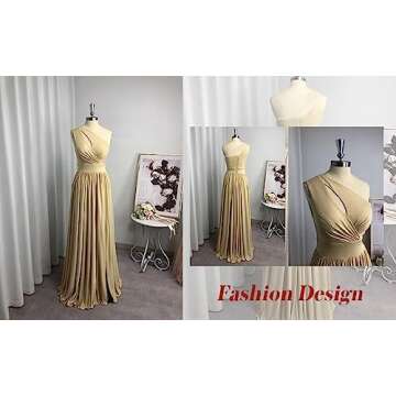 VCCICANY Dusty Rose Bridesmaid Dresses for Women Long Open Back Corset Evening Formal Dresses Size 6