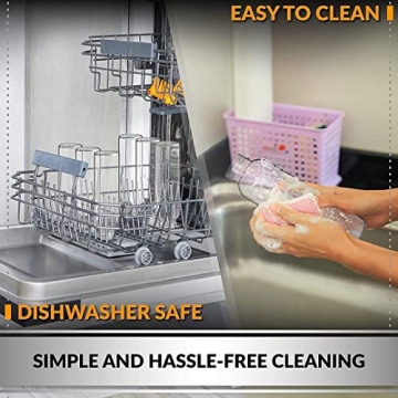 Chef's Star 18 Oz Glass Juicing Bottles - Set of 12