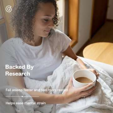 Gravity Blankets Weighted Blanket for Adults, White 35 lbs 90"x90" Queen/King, The Original Weighted Blanket for Sleep, Cotton Made Blanket with Washable Removable Microfiber Duvet Cover