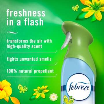Febreze Air Mist Air Freshener Spray, Odor-Fighting Room Spray, Air Fresheners for Home and Bathroom...