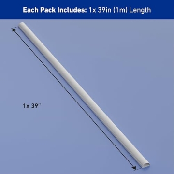 D-Line Half Round Cord Hider - Patent Cable Cover Solution