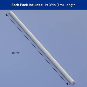 D-Line Half Round Cord Hider - Patent Cable Cover Solution