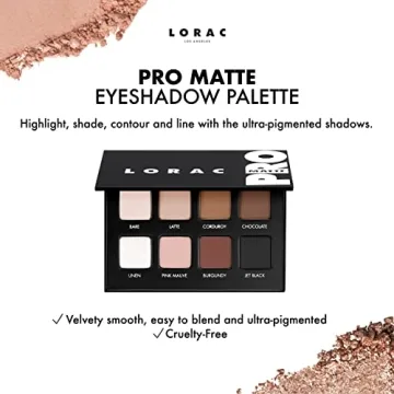 LORAC PRO Matte Eye Shadow Palette - Vibrant and Long-lasting