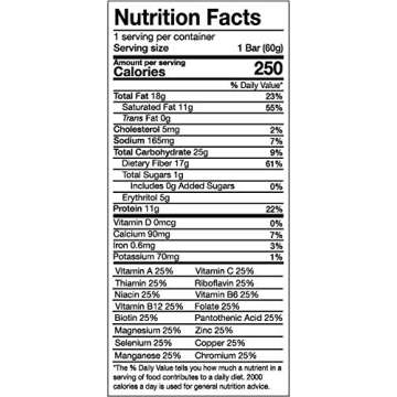 Keto Wise Meal Replacement Bar - Chocolate Peanut Blast - Box of 12