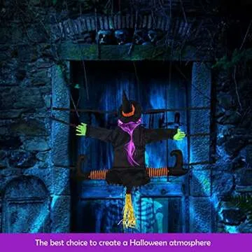 Arkiden Crashing Witch Halloween Decoration for House