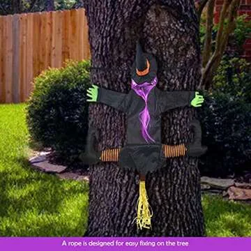 Arkiden Crashing Witch Halloween Decoration for House