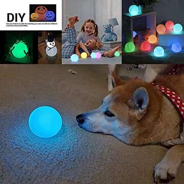 YESIE Rechargeable Floating Pool Lights,3-Inch,Remote Control,150°F Duable Material,LED Bathtub Accessories,16 Colors,3 Timers,Hot Tub Orb Lamp for Pool,Party Decoration,1Pack