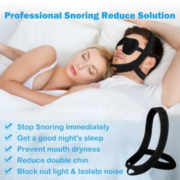 Comfortable Anti Snoring Chin Strap for Peaceful Sleep