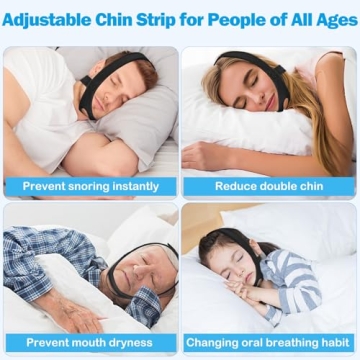 Comfortable Anti Snoring Chin Strap for Peaceful Sleep