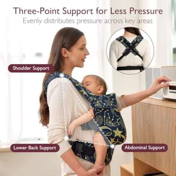 Momcozy Baby Carrier - Ergonomic and Lightweight for All