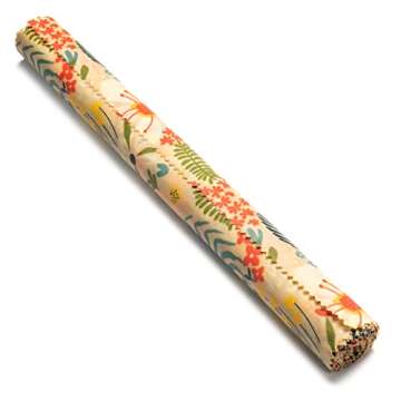 Reusable Beeswax Roll - XXL 14" x 60" Eco-Friendly Food Storage Wraps- Cover your Food- Store Fruits...