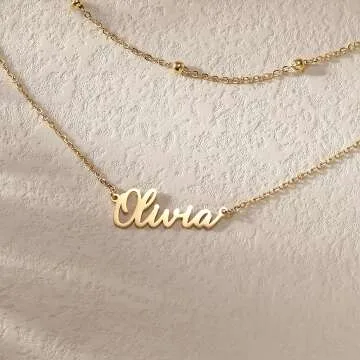 Personalized Name Bracelet or Anklet for Women Gift