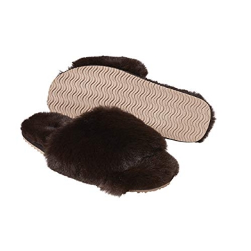Twelve AM Co. Womens So Good Fluffy Slippers