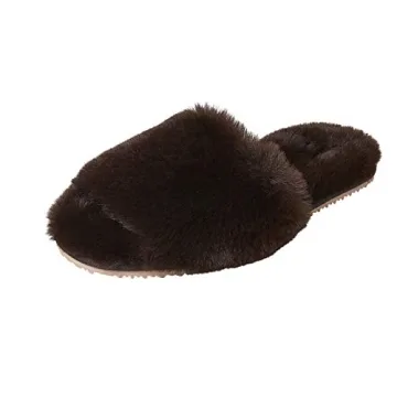 Twelve AM Co. Womens So Good Fluffy Slippers