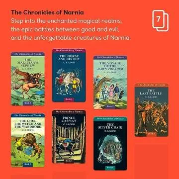 Yoto The Chronicles of Narnia by C. S. Lewis – 7 Kids Audio Cards for Use with Player & Mini All-i...