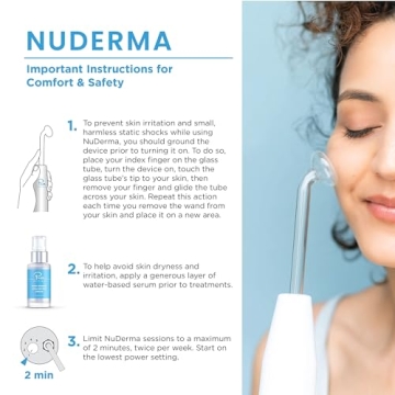 NuDerma Clinical Skin Therapy Wand for Radiant Skin