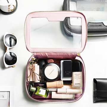 Rownyeon Clear Makeup Case – Stylish & Versatile Organizer
