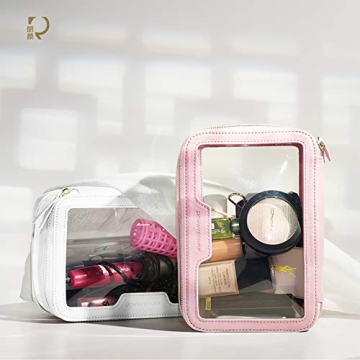 Rownyeon Clear Makeup Case – Stylish & Versatile Organizer