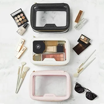 Rownyeon Clear Makeup Case – Stylish & Versatile Organizer
