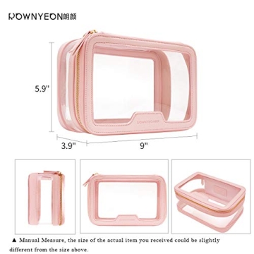 Rownyeon Clear Makeup Case – Stylish & Versatile Organizer
