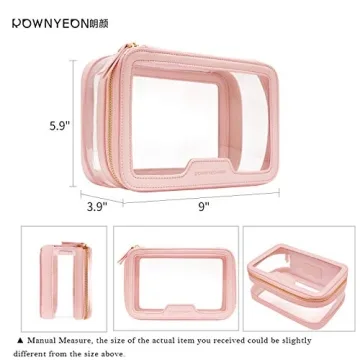 Rownyeon Clear Makeup Case – Stylish & Versatile Organizer