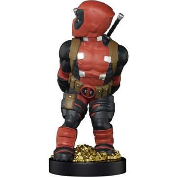Deadpool Gaming Cable Guy - Phone & Controller Holder