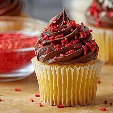 Red Sprinkles Bulk for Cake and Ice Cream Treats