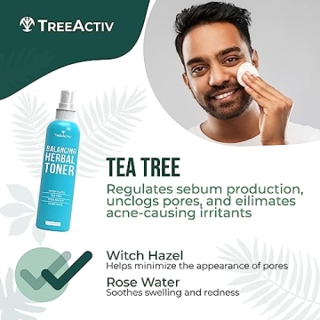 TreeActiv Herbal Balancing Toner for Clear Skin - 4 oz