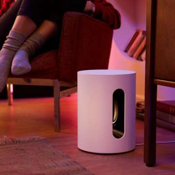 Sonos Sub Mini - White - Compact Wireless Subwoofer