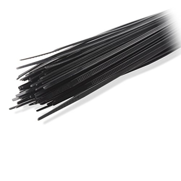 200-Pack Self-Locking Cable Ties in Various Sizes