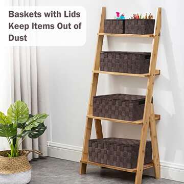 Stylish Storage Bins with Lids for Home Organization