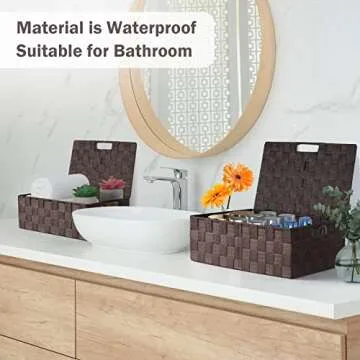 Stylish Storage Bins with Lids for Home Organization