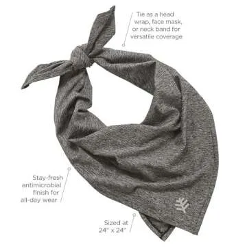 Coolibar UPF 50+ Performance Sun Bandana in Navy