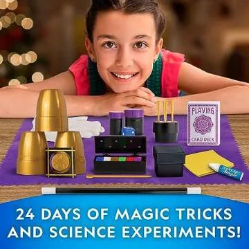 National Geographic Magic Advent Calendar 2024 - Fun Science & Magic Toys