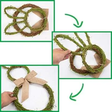 VGIA 27 Inch Easter Wreath for Your Front Door