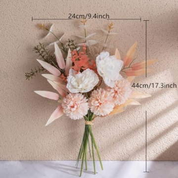 KIRIFLY Artificial Flower Bouquet for Home Decor