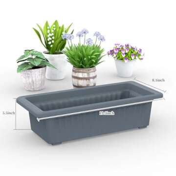 GDKASRNY 4-Ft Vertical Raised Garden Bed - 4-Tier Container Boxes Freestanding Raised Garden Pot - S...