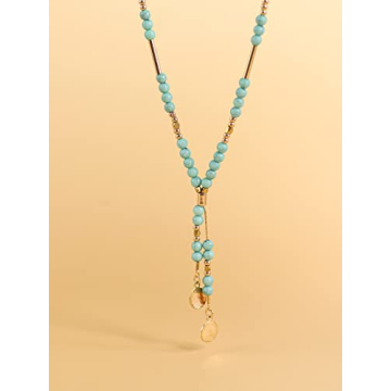 MINACHI Bohemian Turquoise Necklace for Women