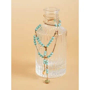 MINACHI Bohemian Turquoise Necklace for Women