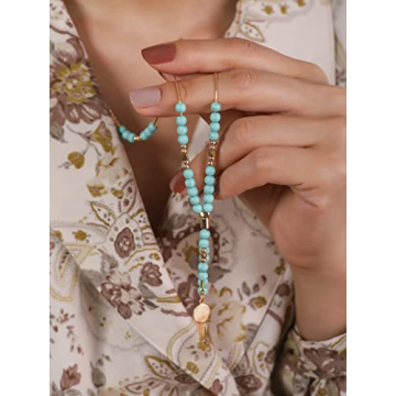 MINACHI Bohemian Turquoise Necklace for Women