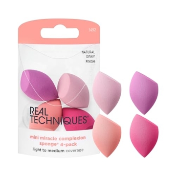 Real Techniques Mini Miracle Complexion Sponge 4 Pack