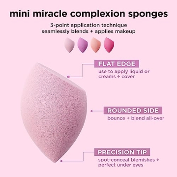 Real Techniques Mini Miracle Complexion Sponge 4 Pack