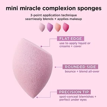 Real Techniques Mini Miracle Complexion Sponge 4 Pack