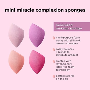 Real Techniques Mini Miracle Complexion Sponge 4 Pack