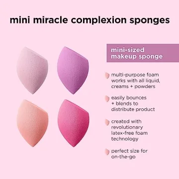 Real Techniques Mini Miracle Complexion Sponge 4 Pack
