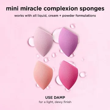 Real Techniques Mini Miracle Complexion Sponge 4 Pack